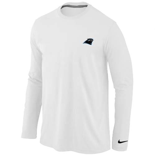 Carolina Panthers Sideline Legend Authentic Logo Long Sleeve T-Shirt  White