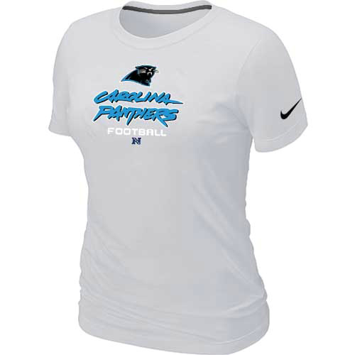 Carolina Panthers White Women's Critical Victory T-Shirt