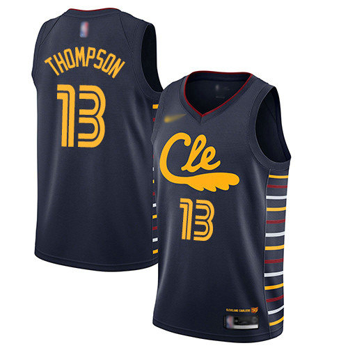 Cavaliers #13 Tristan Thompson Navy Basketball Swingman City Edition 2019 20 Jersey