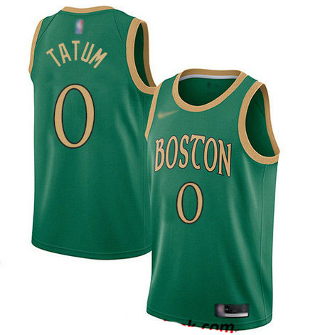 Celtics #0 Jayson Tatum Green Basketball Swingman City Edition 2019 20 Jersey