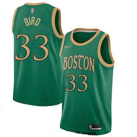 Celtics #33 Larry Bird Green Basketball Swingman City Edition 2019 20 Jersey