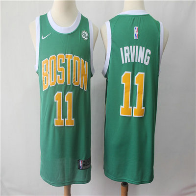 Celtics 11 Kyrie Irving Green 2018 to 19 Earned Edition Nike Swingman Jersey