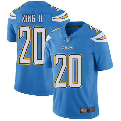Chargers #20 Desmond King II Electric Blue Alternate Youth Stitched Football Vapor Untouchable Limited Jersey