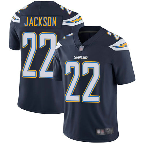 Chargers #22 Justin Jackson Navy Blue Team Color Men's Stitched Football Vapor Untouchable Limited Jersey