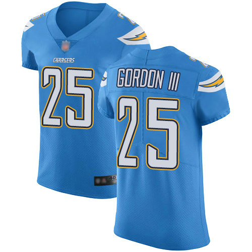 Chargers #25 Melvin Gordon III Electric Blue Alternate Men's Stitched Football Vapor Untouchable Elite Jersey