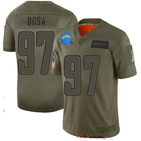 Chargers #97 Joey Bosa Camo Men's Stitched Football Limited 2019 Salute To Service Jersey