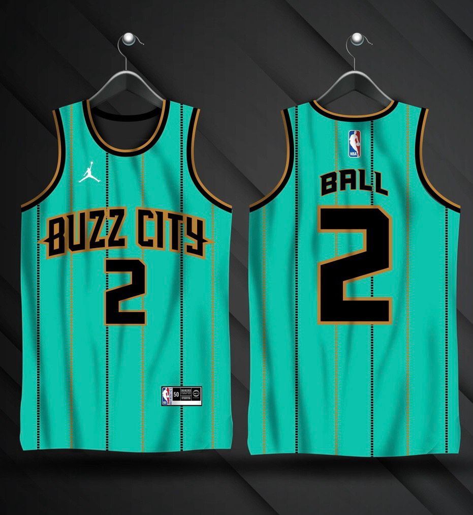 Charlotte Hornets #2 Lamelo Ball Buzz City Swingman Jersey