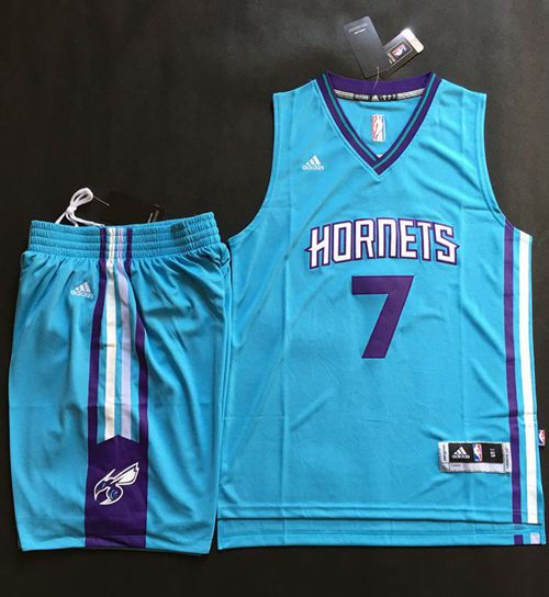 Charlotte Hornets 7 Jeremy Lin Teal A Set NBA Jersey