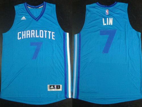 Charlotte Hornets 7 Jeremy Lin Teal NBA Jersey