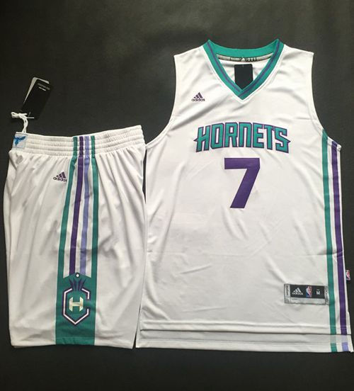Charlotte Hornets 7 Jeremy Lin White A Set NBA Jersey