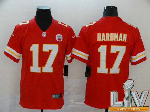 Cheap Super Bowl LV 2021 Men Kansas City Chiefs 17 Haroman Red Nike Vapor Untouchable Limited NFL Jersey
