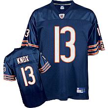 Chicago Bears #13 Johnny Knox Team Blue Color Jersey