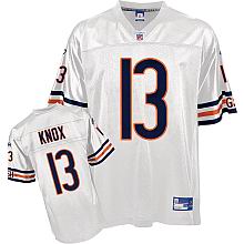 Chicago Bears #13 Johnny Knox White Jersey