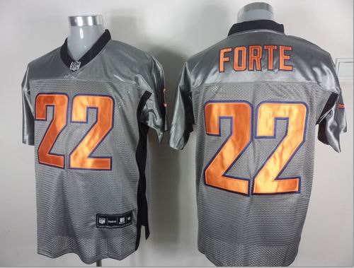Chicago Bears #22 Matt Forte Gray shadow jerseys