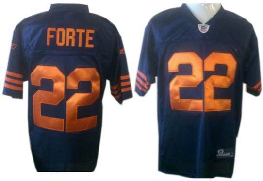 Chicago Bears #22 Matt Forte Jerseys blue orange number