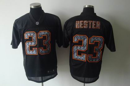 Chicago Bears #23 Devin Hester BLACK SIDELINE UNITED jersey