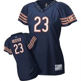 Chicago Bears #23 Devin Hester Women Field Flirt Fashion Jerseys blue