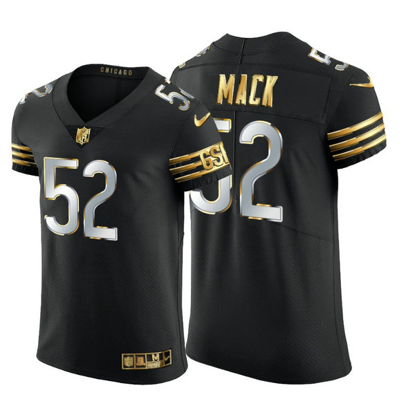 Chicago Bears #52 Khalil Mack Men's Nike Black Edition Vapor Untouchable Elite NFL Jersey