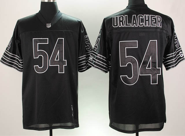 Chicago Bears #54 Brian Urlacher black Jerseys