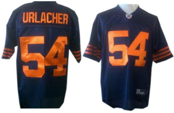 Chicago Bears #54 Brian Urlacher jerseys blue orange number