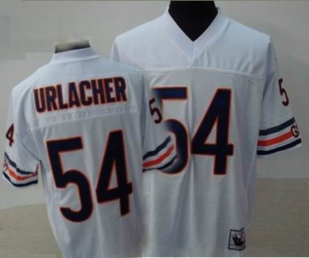 Chicago Bears #54 Brian Urlacher white mitchellandness