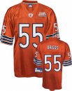 Chicago Bears #55 Lance BRIGGS orange Jersey