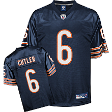 Chicago Bears #6 Jay Cutler Team Color Youth Jersey