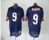 Chicago Bears #9 Jim McMahon throwback jerseys small number jerseys blue