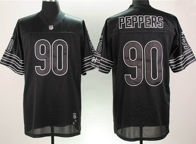 Chicago Bears #90 Peppers black Jerseys
