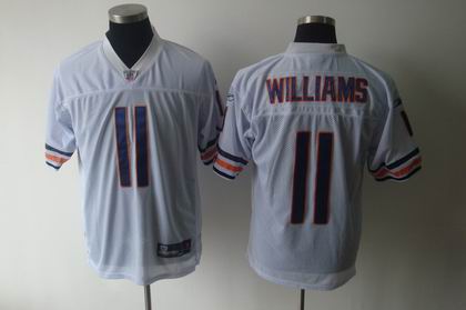 Chicago Bears 11 Roy Williams WHITE jerseys