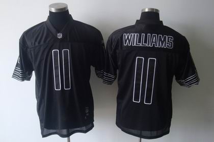 Chicago Bears 11 Roy Williams full black jerseys