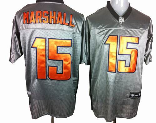 Chicago Bears 15# Brandon Marshall Gray shadow jerseys