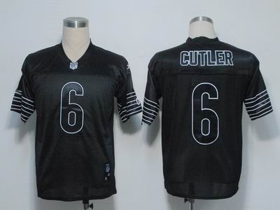 Chicago Bears 6 Jay Cutler Black jerseys