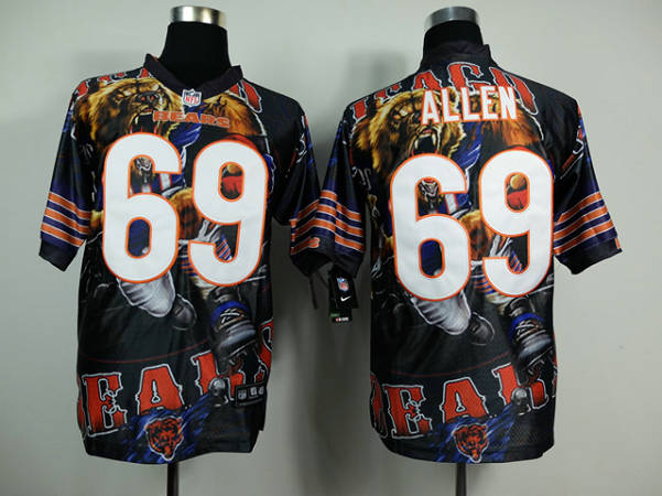 Chicago Bears 69 Jared Allen Fanatical Version NFL Jerseys