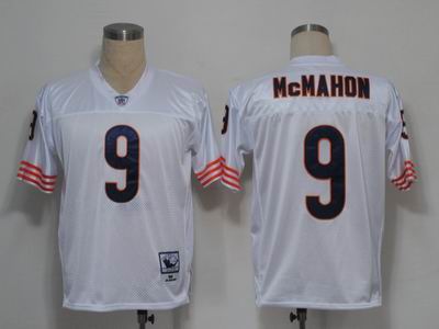 Chicago Bears 9 jim mcmahon Throwback M N small number white jersey