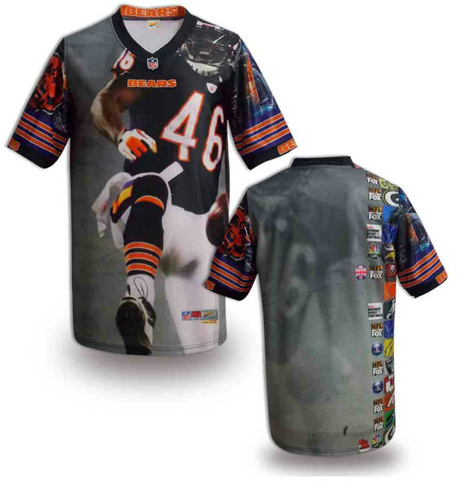 Chicago Bears Blank fashion nfl Jerseys(16)