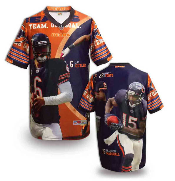 Chicago Bears Blank fashion nfl Jerseys(6)