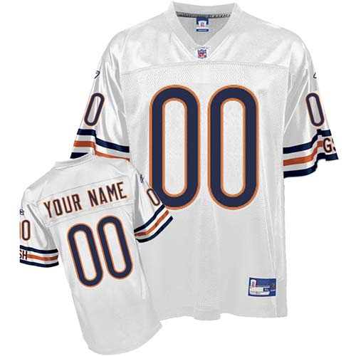 Chicago Bears Customized white Jerseys