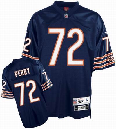 Chicago Bears William Perry jersey #72 Premier Throwback blue