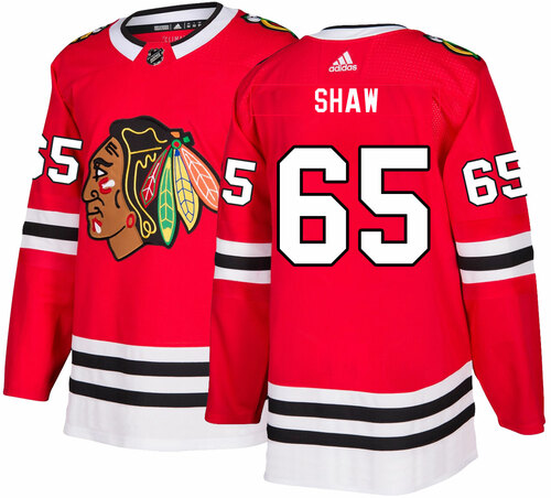 Chicago Blackhawks #65 Andrew Shaw Red Home Jersey
