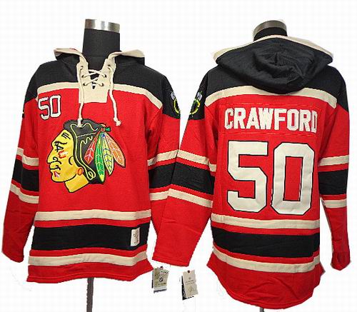 Chicago Blackhawks 50 Corey Crawford hoody