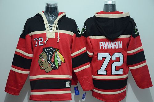 Chicago Blackhawks 72 Artemi Panarin Red Sawyer Hooded Sweatshirt NHL Jersey
