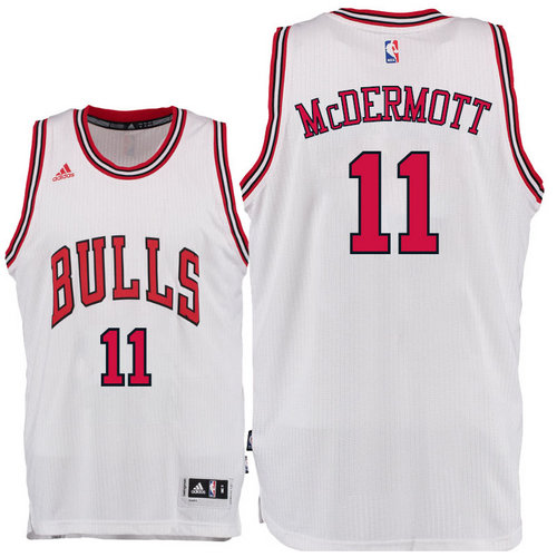 Chicago Bulls 11 Doug McDermott 2016 Home White New Swingman Jersey