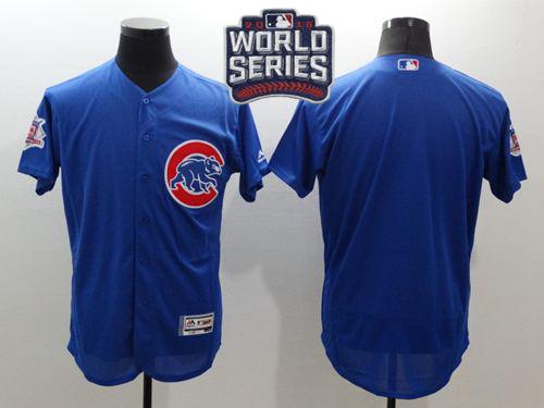Chicago Cubs Blank Blue Flexbase Authentic Collection 2016 World Series Bound MLB Jersey