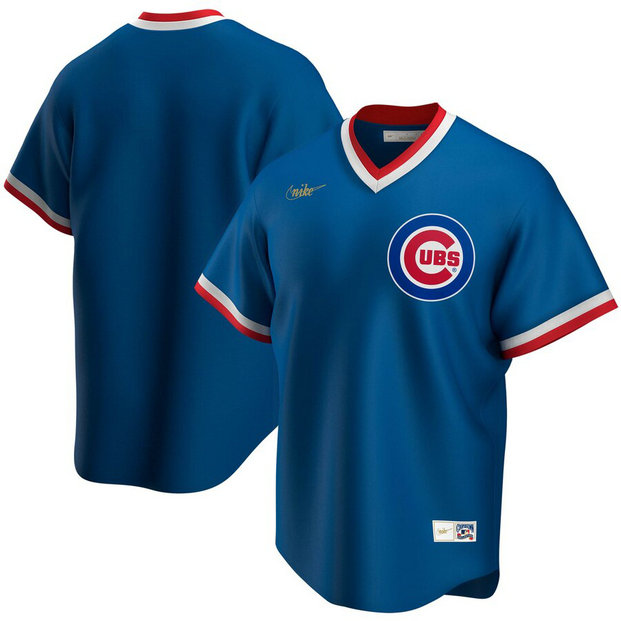 Chicago Cubs Nike Road Cooperstown Collection Team MLB Jersey Royal
