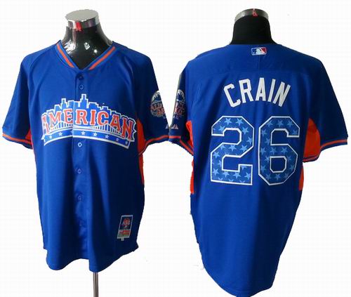 Chicago White Sox 26 Jesse Crain American League 2013 All Star blue Jersey