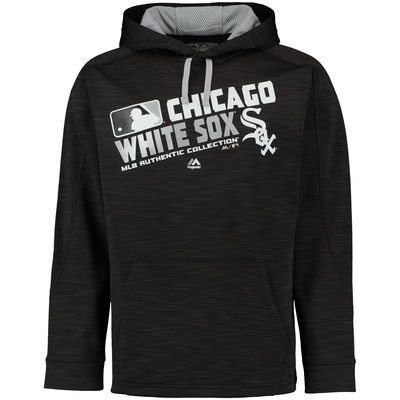 Chicago White Sox Authentic Collection Black Team Choice Streak Hoodie