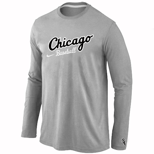 Chicago White Sox Long Sleeve T-Shirt Grey