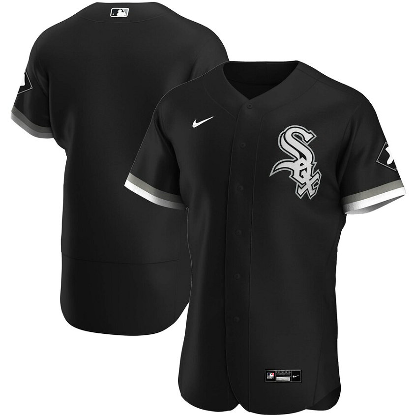 Chicago White Sox Men's Nike Black Alternate 2020 Authentic Official Team MLB Jersey