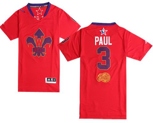 Chris Paul #3 2014 NBA All-Star Game Western Conference Swingman Jersey red